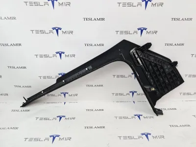Накладка декоративная стойки А внутренняя левая нижняя Tesla Model Y 2022 — фото 3