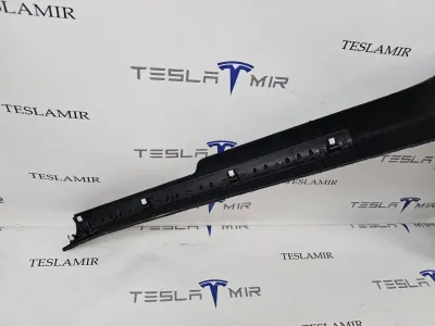 Накладка декоративная стойки А внутренняя левая нижняя Tesla Model Y 2022 — фото 5