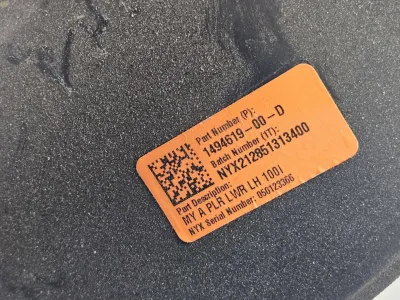 Накладка декоративная стойки А внутренняя левая нижняя Tesla Model Y 2021 — фото 3