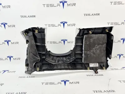 Накладка декоративная под руль (кожух защита) Tesla Model X 2018 — фото 3