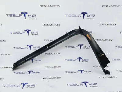 Накладка декоративная стойки А внутренняя левая нижняя Tesla Model Y 2021 — фото 2
