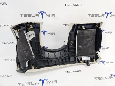 Накладка декоративная под руль (кожух защита) Tesla Model S 2018 — фото 4