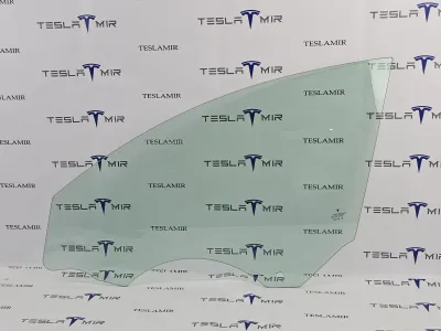Стекло двери передней левой Tesla Model Y 2020