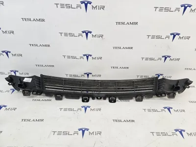 Решетка гриль декоративная основного радиатора (передний бампер) Tesla Model Y 2020 — фото 2