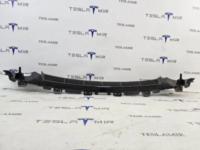 Решетка гриль декоративная основного радиатора (передний бампер) Tesla Model Y 2020 — фото 3